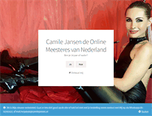 Tablet Screenshot of camilejansen.nl
